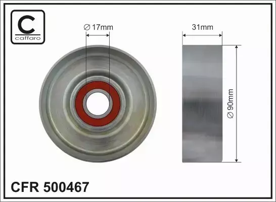 CAFFARO ROLKA NAPINACZA 500467 