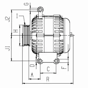 HC-CARGO ALTERNATOR 115461 