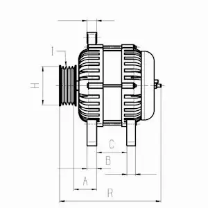 HC-CARGO ALTERNATOR 115587 