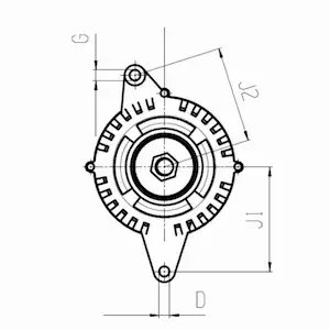 HC-CARGO ALTERNATOR 116573 