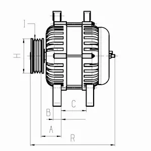 HC-CARGO ALTERNATOR 115364 