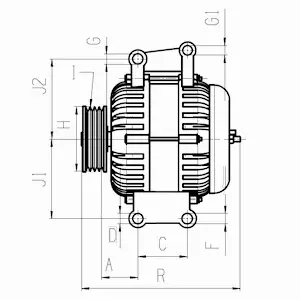 HC-CARGO ALTERNATOR 115701 