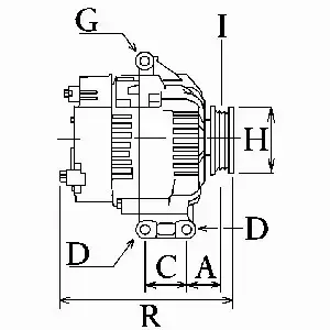 HC-CARGO ALTERNATOR 114410 