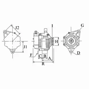 HC-CARGO ALTERNATOR 110233 