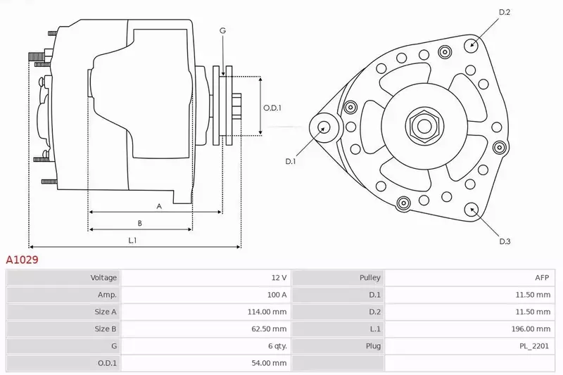 PURFLUX FILTR POWIETRZA  A1029 