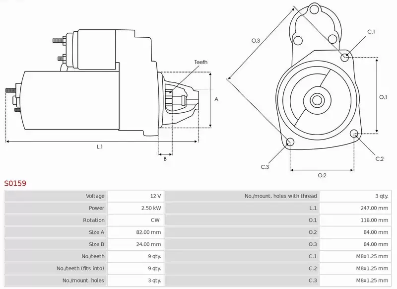 AUTO STARTER ROZRUSZNIK CITROEN JUMPER 3.0 HDI 