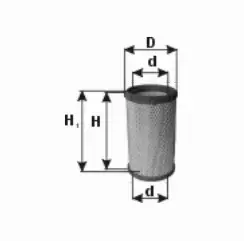 PZL FILTERS FILTR POWIETRZA WA20323 