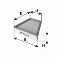 PZL FILTERS FILTR POWIETRZA WA50393 