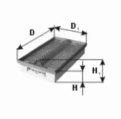 PZL FILTERS FILTR POWIETRZA WA50470 