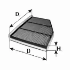 PZL FILTERS FILTR KABINOWY WA61271 