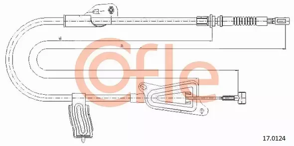 COFLE LINKA RĘCZNEGO 17.0124 