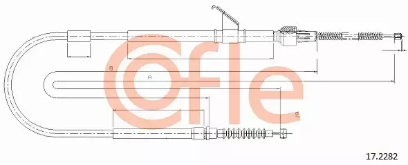 COFLE LINKA RĘCZNEGO 17.2282 