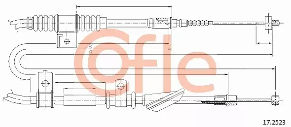 COFLE LINKA RĘCZNEGO 17.2523 