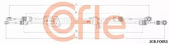COFLE LINKA ZMIANY BIEGÓW 2CB.FO011 