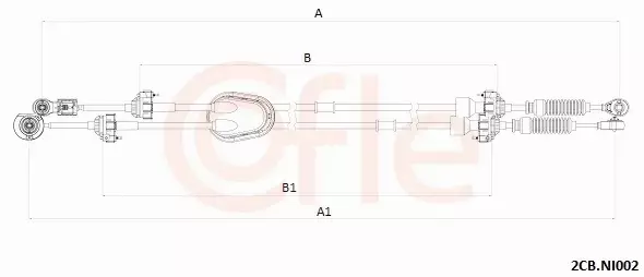 COFLE LINKA ZMIANY BIEGÓW 2CB.NI002 