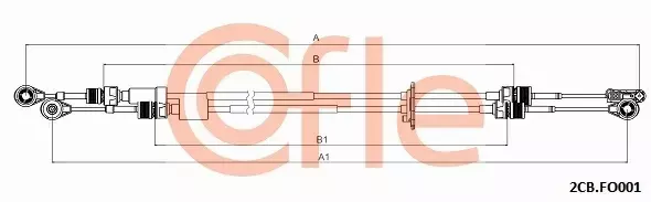 COFLE LINKA ZMIANY BIEGÓW 92.2CB.FO001 