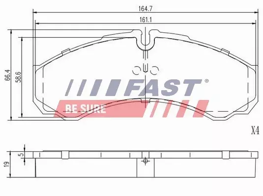 FAST KLOCKI HAMULCOWE FT29121HD 