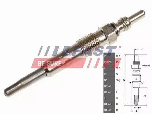 FAST ŚWIECA ŻAROWA FT82726 