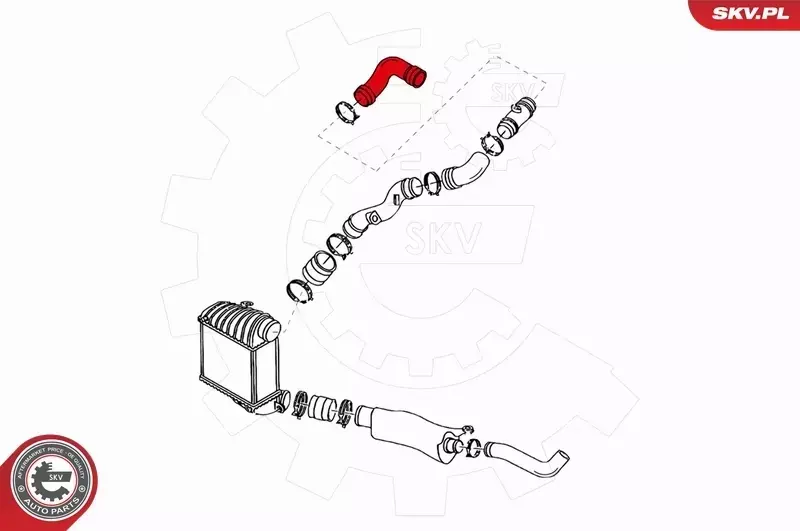 SKV PRZEWÓD TURBO AUDI A3 8L SKODA OCTAVIA 1.9 TDI 
