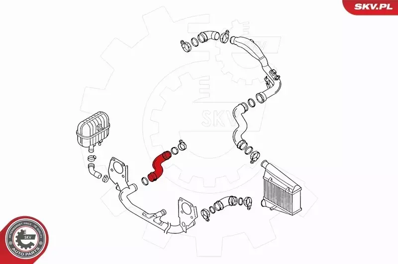 SKV PRZEWÓD TURBO AUDI A4 B6 A6 C5 1.9 TDI 