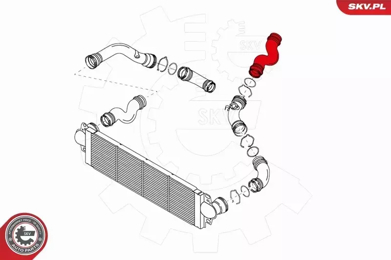 SKV PRZEWÓD TURBO VW TRANSPORTER T5 V 1.9 TDI 