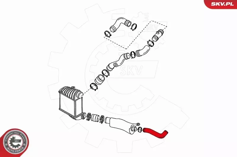 SKV PRZEWÓD TURBO 24SKV040 