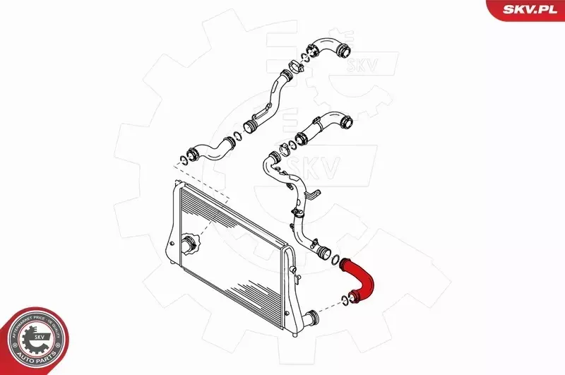 SKV PRZEWÓD TURBO AUDI A3 8P SEAT ALTEA 2.0 TDI 