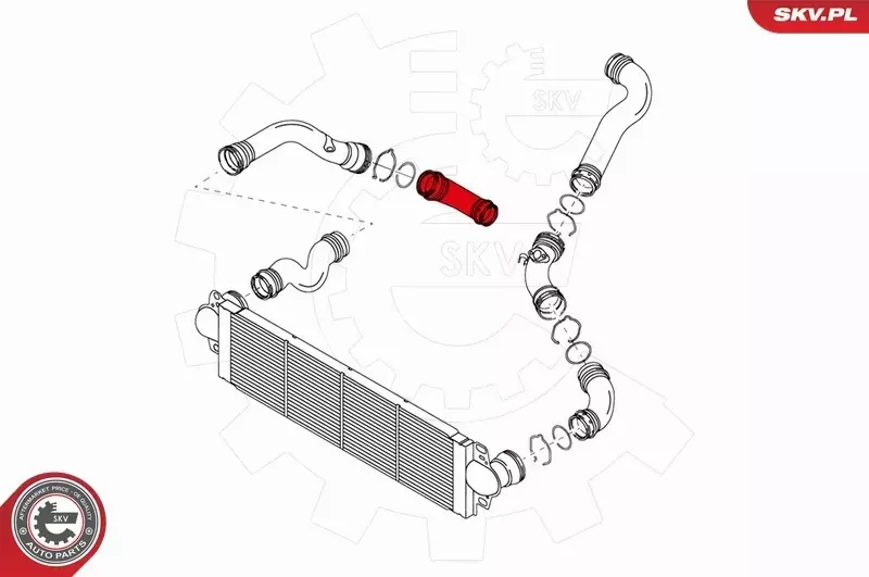 SKV PRZEWÓD TURBO VW TRANSPORTER V T5 2.5 TDI 