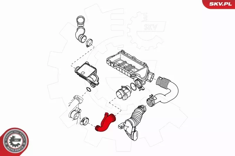 SKV PRZEWÓD TURBO CITROEN C2  C3 I II 1.4 HDI 