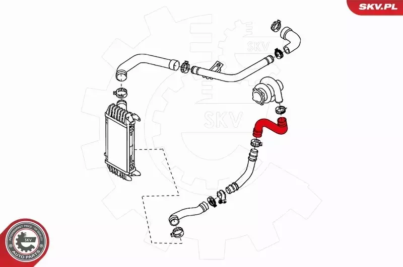 SKV PRZEWÓD TURBO 24SKV167 