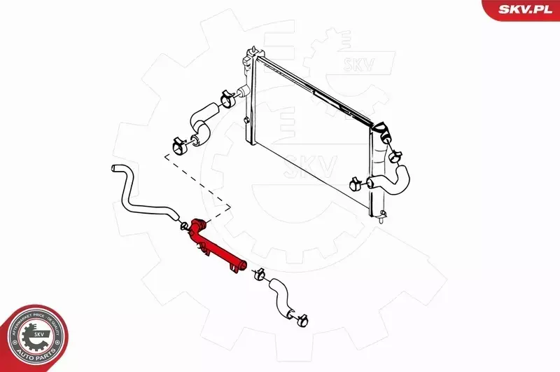 ESEN SKV PRZEWÓD CHŁODNICY 24SKV200 