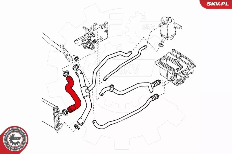 SKV PRZEWÓD CHŁODNICY 24SKV224 