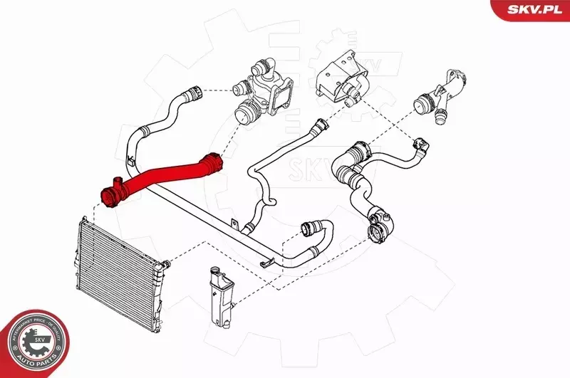 SKV PRZEWÓD CHŁODNICY 24SKV244 