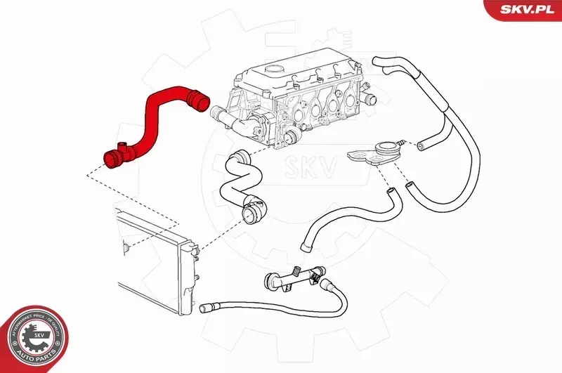 SKV PRZEWÓD CHŁODNICY 24SKV250 
