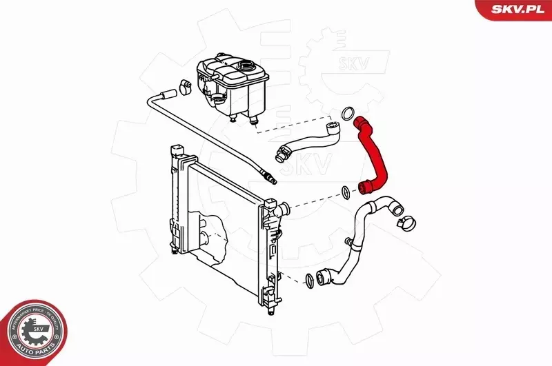 SKV PRZEWÓD CHŁODNICY 24SKV291 