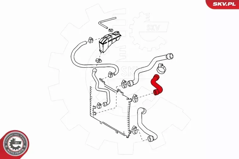 SKV PRZEWÓD CHŁODNICY 24SKV296 
