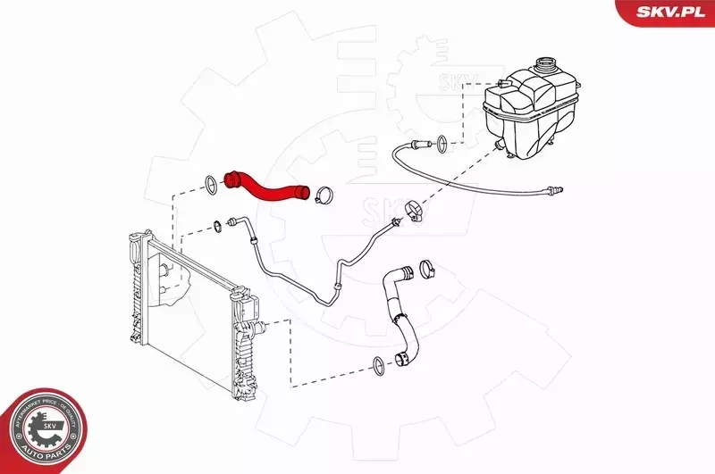 SKV PRZEWÓD CHŁODNICY 24SKV297 