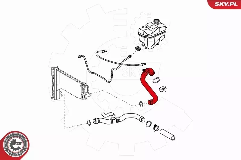 SKV PRZEWÓD CHŁODNICY 24SKV299 