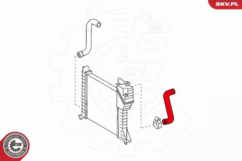 ESEN SKV PRZEWÓD CHŁODNICY 24SKV343 