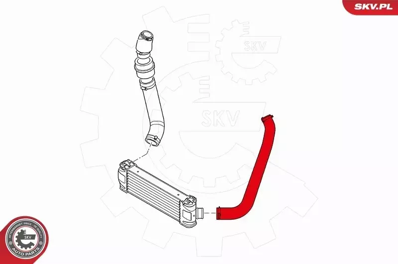 ESEN SKV PRZEWÓD INTERCOOLERA 24SKV608 