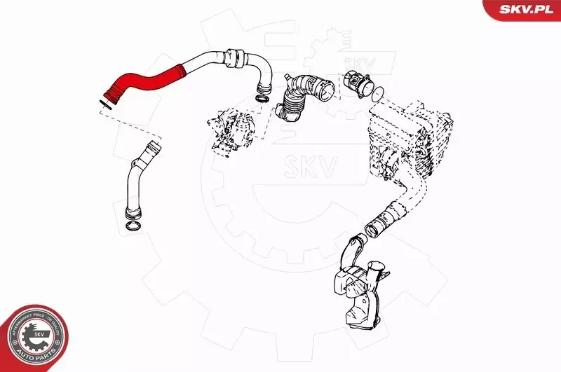 SKV PRZEWÓD TURBO 24SKV684 