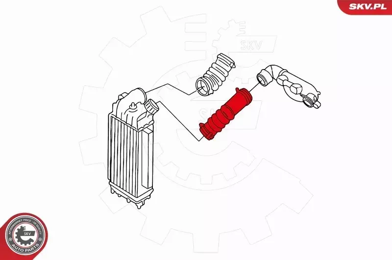 SKV PRZEWÓD TURBO 24SKV727 