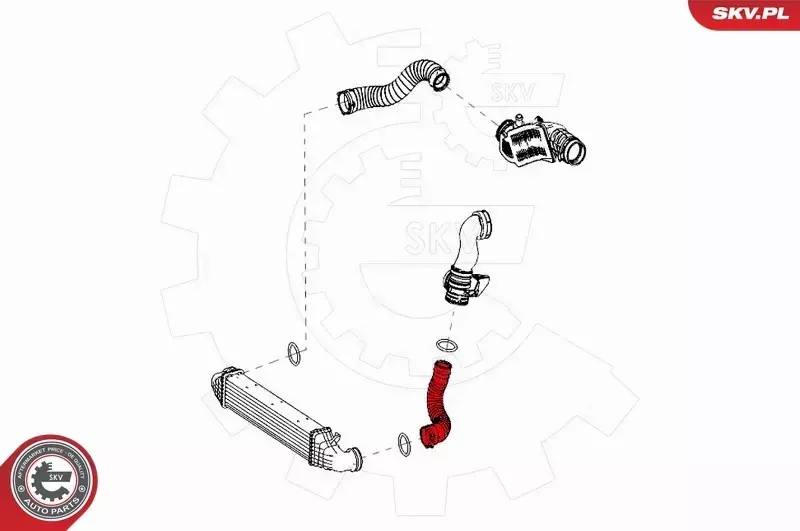 SKV PRZEWÓD TURBO 24SKV734 