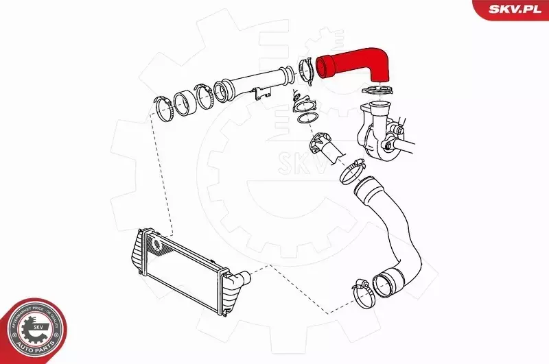 SKV PRZEWÓD TURBO 24SKV736 