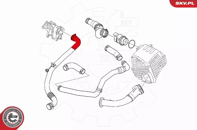 ESEN SKV PRZEWÓD POWIETRZA TURBO 24SKV828 