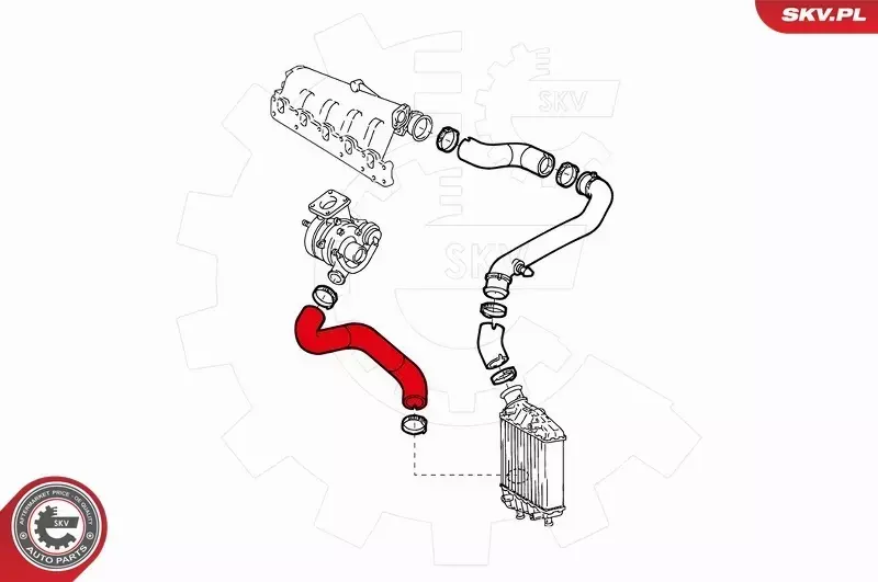 ESEN SKV PRZEWÓD INTERCOOLERA 24SKV947 