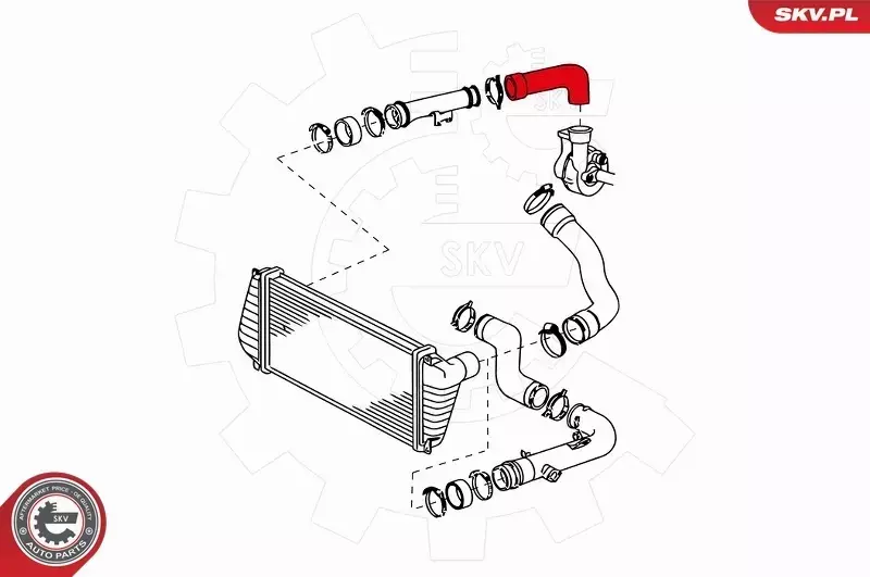 ESEN SKV PRZEWÓD TURBO 43SKV013 