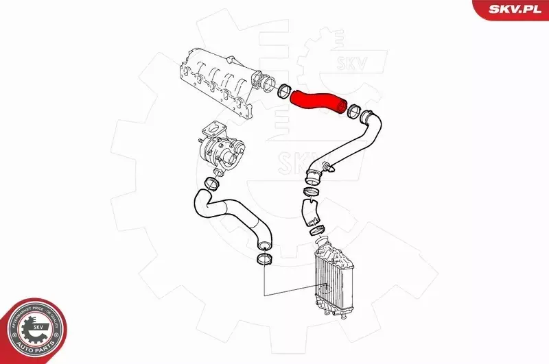 ESEN SKV PRZEWÓD TURBO 43SKV025 