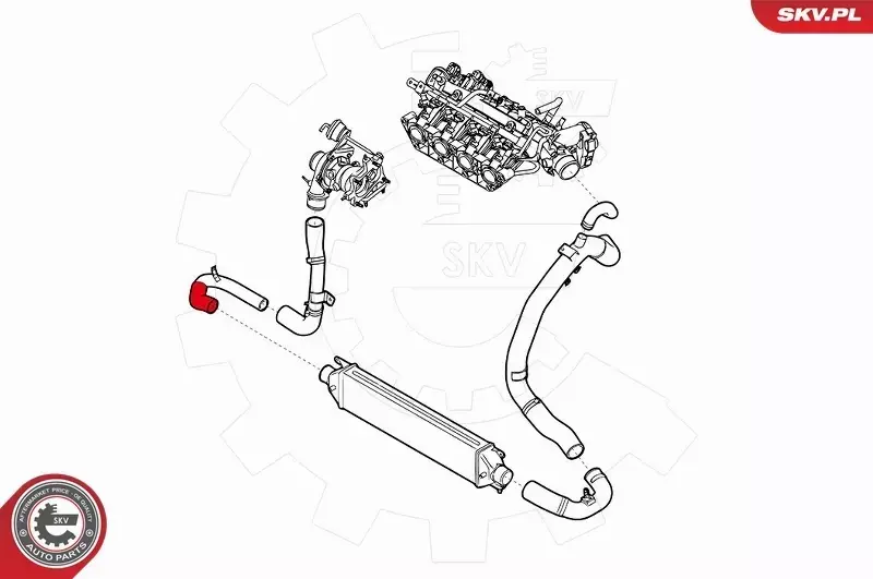 ESEN SKV PRZEWÓD TURBO 43SKV028 