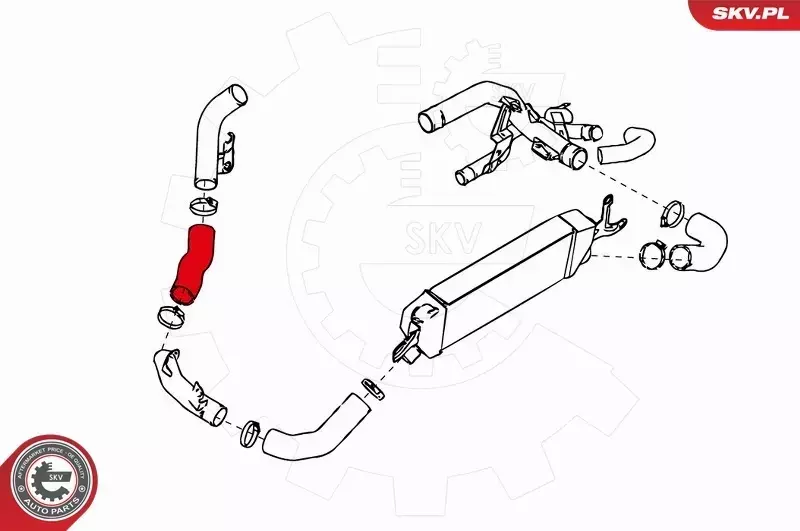 ESEN SKV PRZEWÓD TURBO 43SKV029 